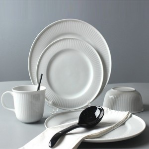 Restauracja Dinnerware, porcelanowy zestaw obiadowy